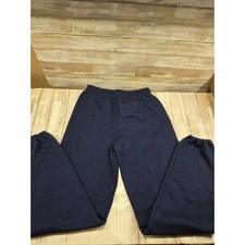 Vintage Jerzees Russell Corp Navy Blue Sweatpants XL 16-18 Made in USA Joggers