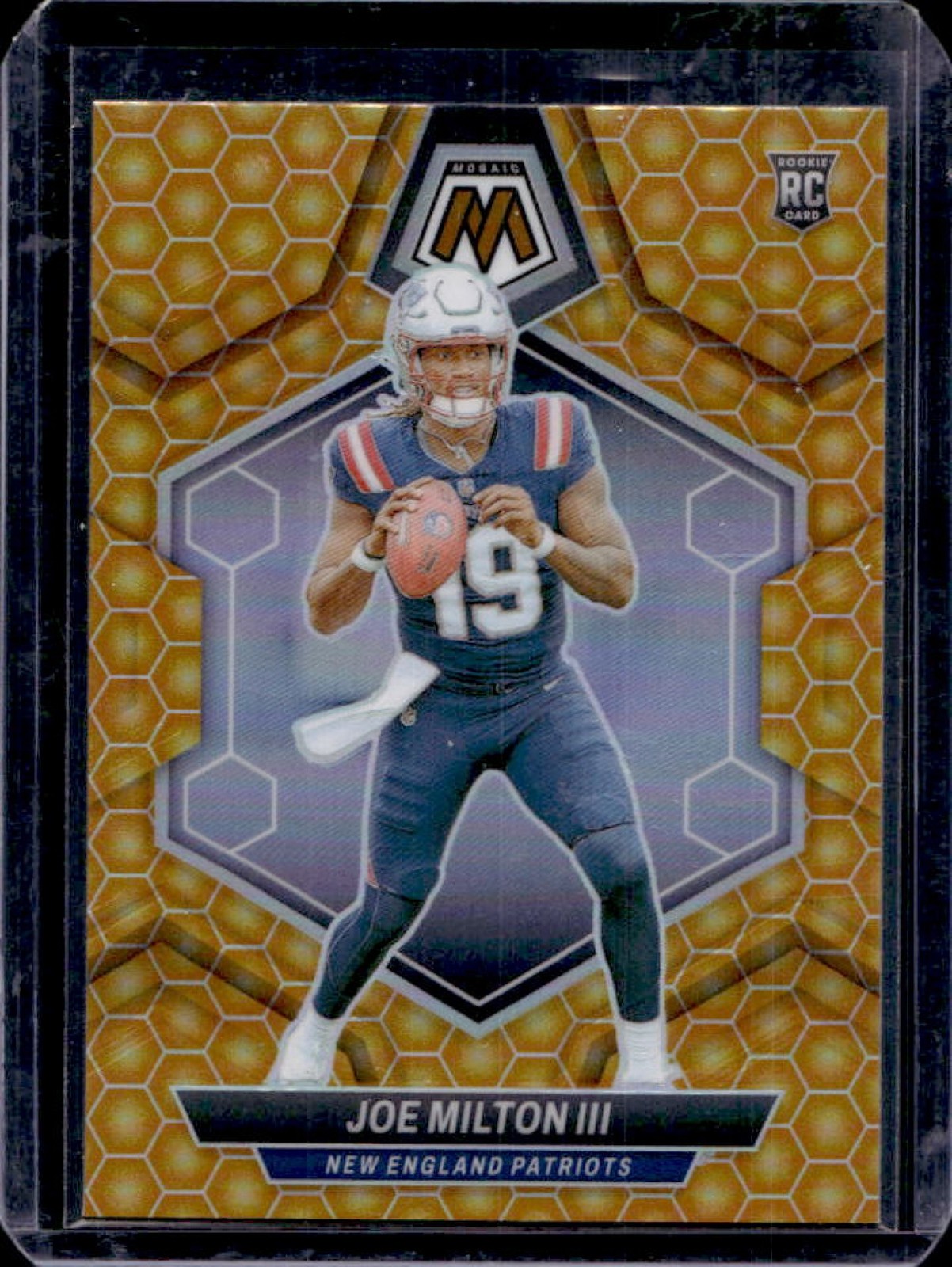 2024 Mosaic Joe Milton III SP Honeycomb Prizm Rookie RC #397 Patriots