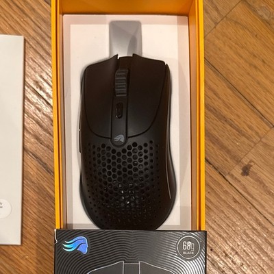 Glorious Model O 2 Wireless Black Ultralight 68g Bluetooth 2.4GHz Gaming Mouse