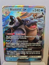 Pokemon Blastoise GX 35/214 Unbroken Bonds Ultra Rare Holo Near Mint Condition