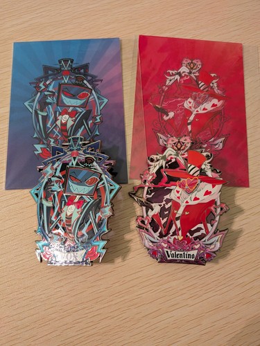 Hazbin Hotel AWM Enamel Pin Vox Valentino Magic Mirror Series Silver Chrome 