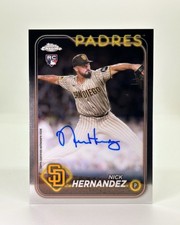 2024 Topps Chrome #RA-NH NICK HERNANDEZ RC Rookie Auto