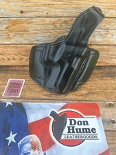 Don Hume Black / Brown Leather H721 35-3 1/2 Holster For S&W 6946 SQUARE Trigger