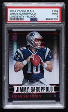 2014 Rookies & Stars Longevity Parallel Black 5/10 Jimmy Garoppolo PSA 9 07et