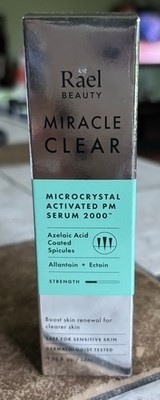 Rael Beauty Miracle Clear Microcrystal Activated PM Serum 5000 - Sealed 1.08 Oz