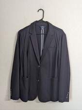 Lands' End Outfitters Woman Navy Blue Blazer Jacket Size 18W Corporate Business
