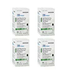True Metrix Blood Glucose Test Strips 4 boxes of 50ct Test Strips (200 count)
