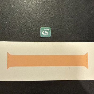 Apple Watch Silicone Solo Loop 44mm (42/45/46/49) OEM Cantaloupe Size 9 New