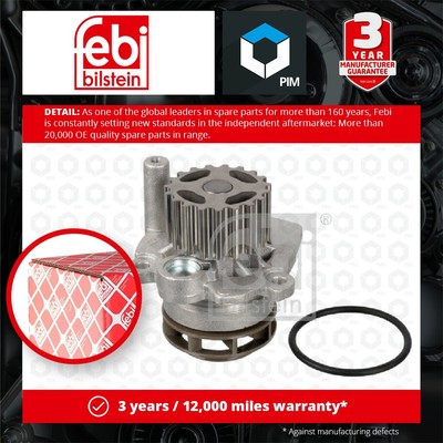 Water Pump fits AUDI A4 B8 2.0D 3.0D 07 to 15 Coolant 03L121011 03L121011C Febi