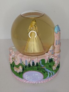 Barbie as Rapunzel Musical Snow Globe Mattel 2002 Tested Works Imperfection