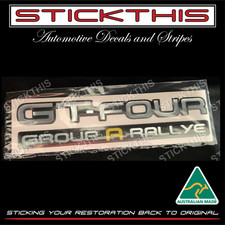 Gt-four St205 Group A Rallye Boot Badge Emblem Decal - Suit Toyota Celica Gt-four St205 Group A Rallye Boot Badge Emblem Decal - Suit Toyota Celica