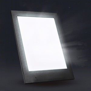 WeChef LED Backlit Menu Holder Cover Single Panel Fits 8"x11" Paper Nightclub