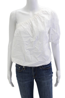 Rails Womens White Long Sleeve Blouse Petite Size S
