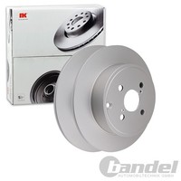 2X NK Bremsscheiben 279Mm Voll Hinten Passend FÜR Toyota Corolla | 314585