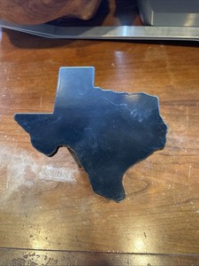 Black Texas State Reciever Hitch Cover