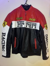 Ferrari Men's Mechanic Jacket Shell Retro F1 Racer Pit Lane XL