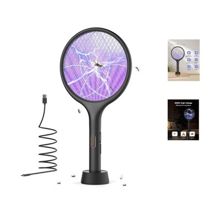Rechargeable Electric Fly Swatter - Effective Insect Killer for Indoor & Outdoor