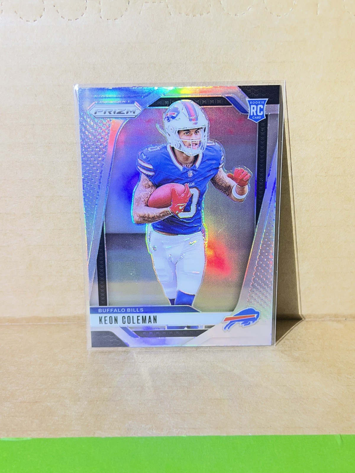 2024 Panini Prizm - Rookies Silver Prizm #362 Keon Coleman (RC) BILLS