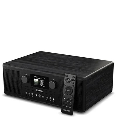 Pure Classic C-D6i DAB+/FM/Internetradio mit CD-Player & Bluetooth schwarz