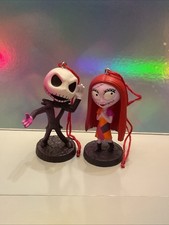 Jack Skellington And Sally Nightmare Before Christmas Ornament Set