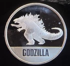 2021 Godzilla Niue Mint Atau Toned Rare Vtg Kong Bullion-0.999 Silver 1 Oz Coin