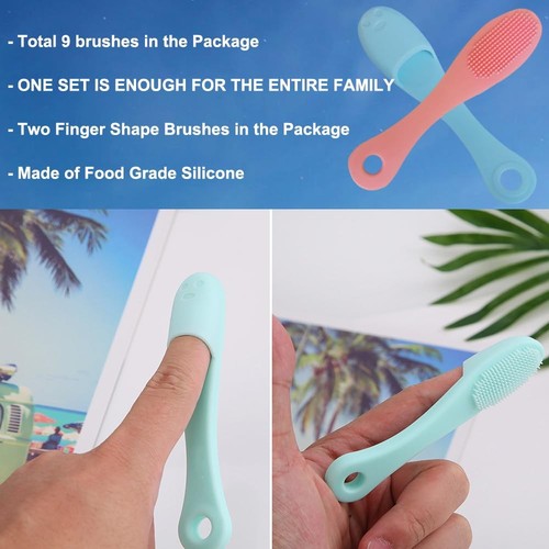 9-in-1 Face Scrubber Face Cleaning Brushes Super Soft Silicone Cleanser Brush... - Picture 5 of 9