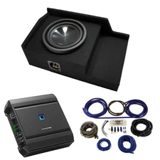 Fits 99-06 Chevy Silverado Ext Cab Alpine SWT-10S2 Single 10 Sub Box & S-A60M