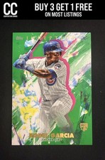 2020 Topps Inception #8 Robel Garcia Green RC Chicago Cubs