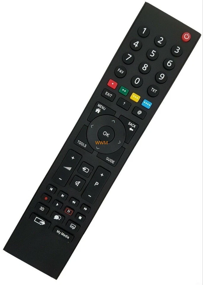 MARKENLOS Universal Fernbedienung For alle Grundig Fernseher TVs und Smart TVs Zubehör.