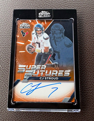 CJ Stroud - Topps Chrome Black - Super Futures - Auto/25