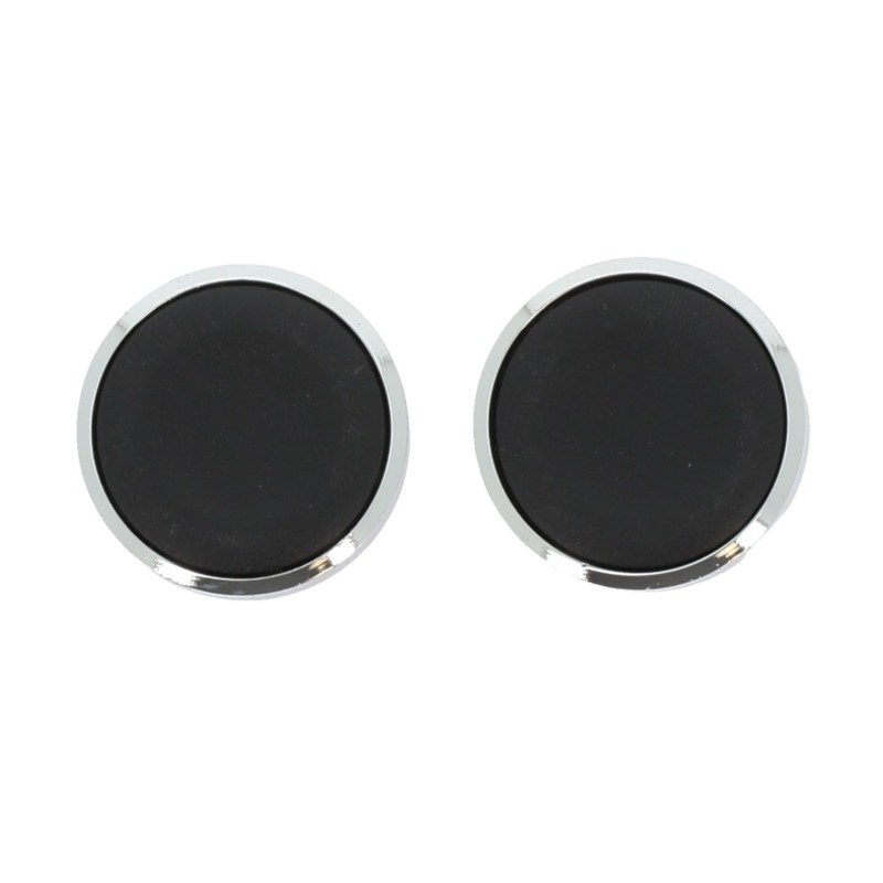 2Pcs Schneider Electric ZB4-BA2 Black Buttons (B327)