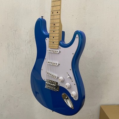Brand New Strat Style Electric Guitar 6-String Blue Solid Body Maple Neck