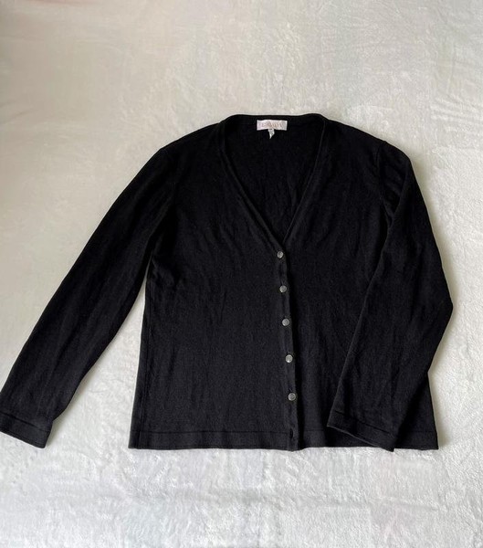 Women Escada Sweater Black Cashmere 44 / XXL / 52