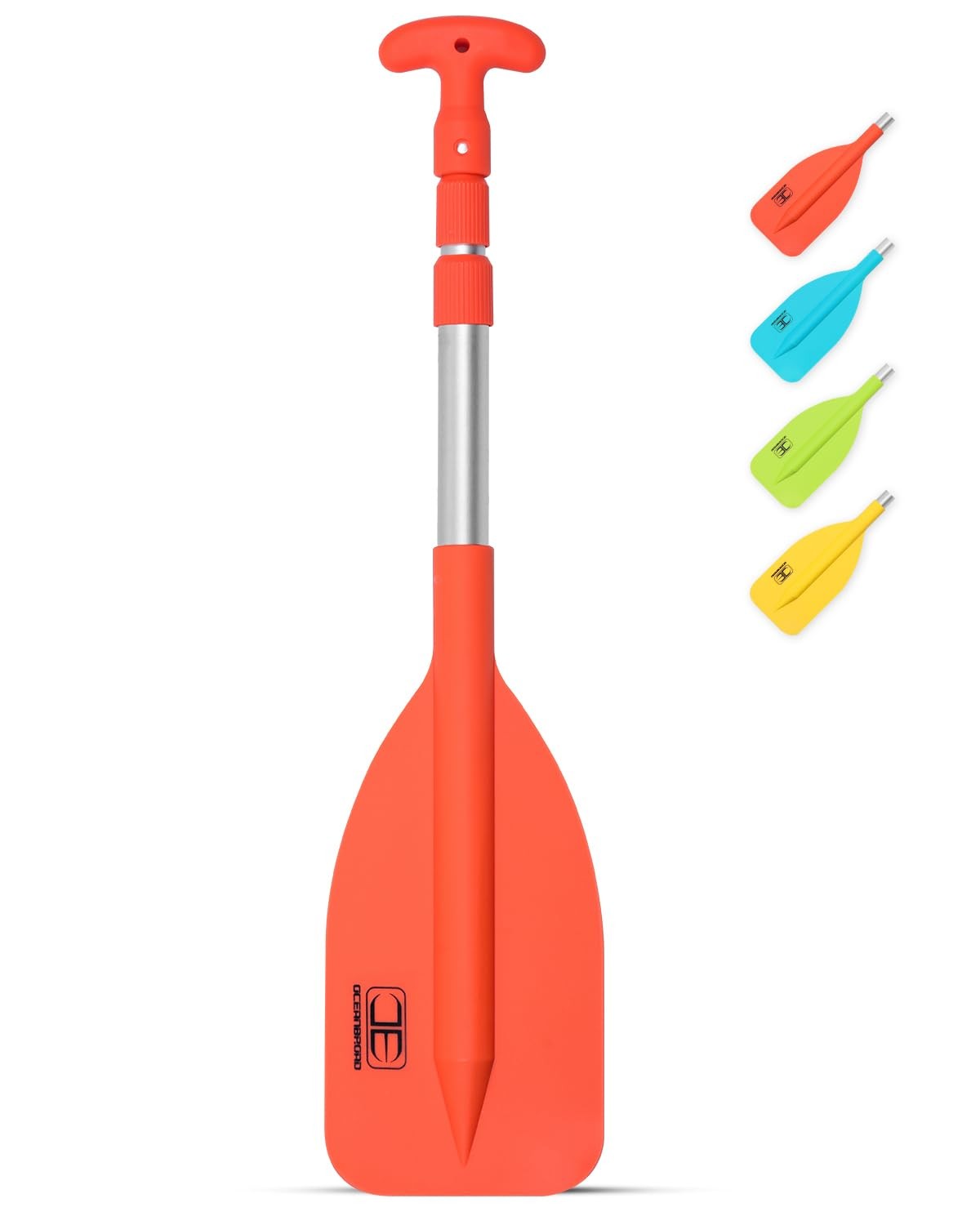 Attwood Emergency Telescoping Paddle for Boating, Orange