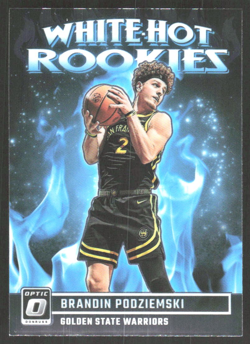 5194J 2023-24 Donruss Optic #14 Brandin Podziemski White Hot Rookies