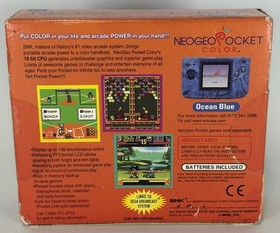 NEO GEO POCKET COLOR OCEAN BLUE HANDHELD CONSOLE *BRAND NEW - OPEN BOX*