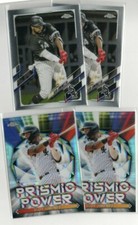 ELOY JIMENEZ  CHICAGO WHITE SOX REFRACTOR 4X LOT 2021 TOPPS CHROME 