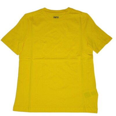 Spotted Zebra Boy's Solid Yellow Crew Neck T-shirt Size Small Brand New 