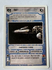Star Wars CCG Card Unlimited WB White Border Premiere GOLD 1 WB