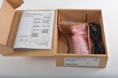 NOB Extron CM-3BLB Black Three-Button, Double Space Control Module 70-493-02