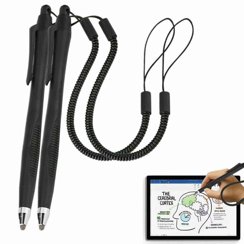 2PCS Stylus Universal Sensitive Touch Screen Pen for Android Pad Tablet Phone PC - Image 2 of 4