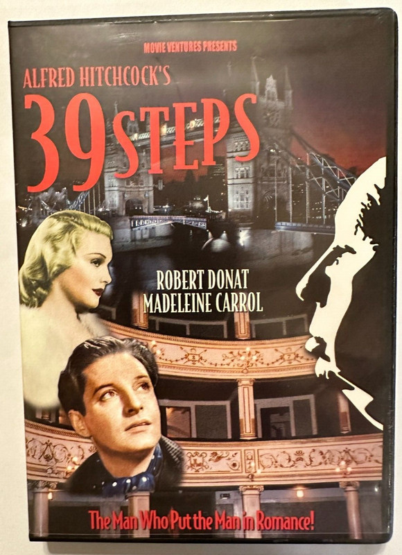 39 Steps: Alfred Hitchcock's (DVD, 2002, 1935 Film)Robert Donat/Madeleine Carrol