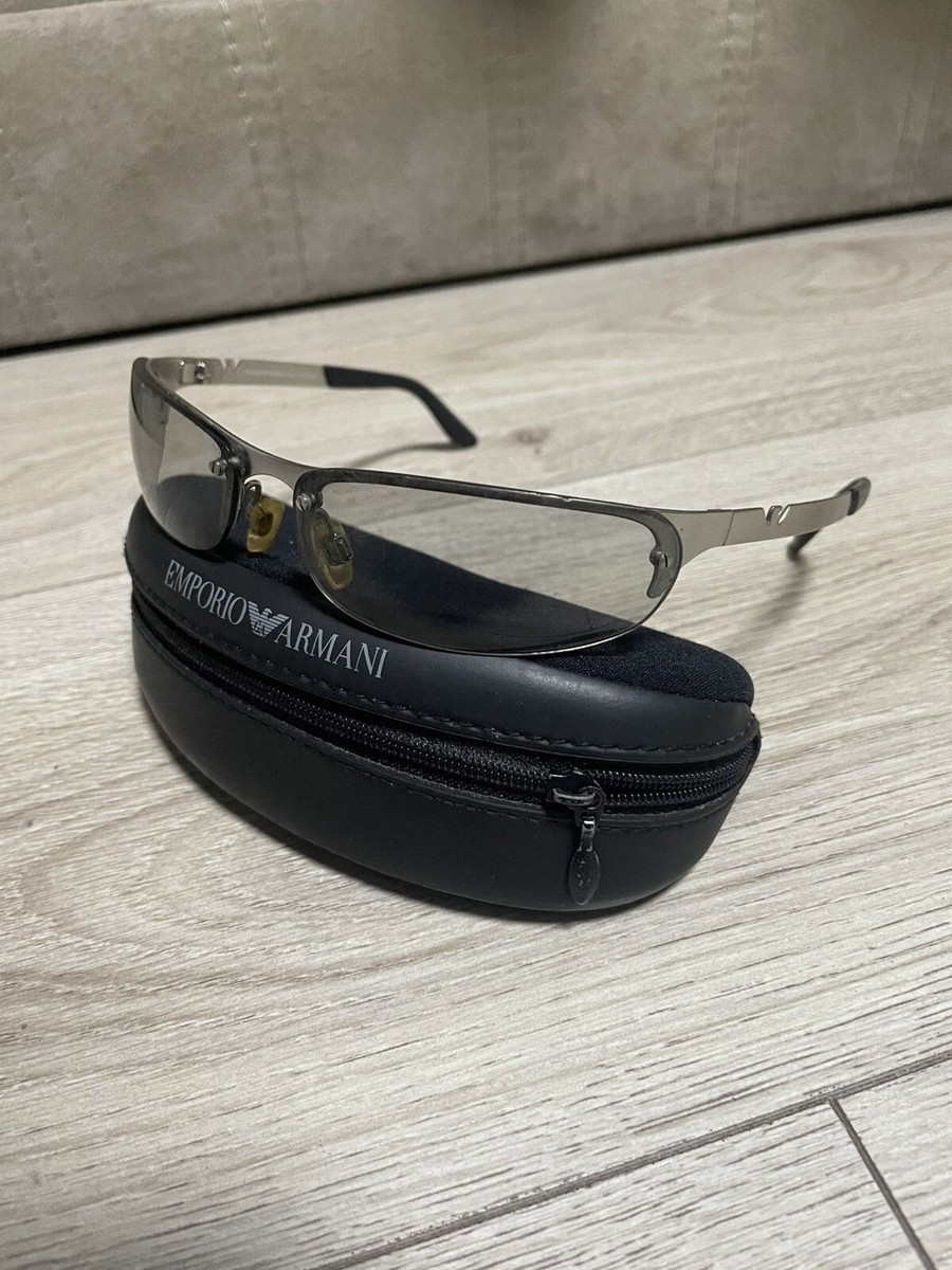 小物 00s EMPORIO ARMANI orval sunglasses y2k Emporio Armani Y2K Sport Sunglasses EA 203-S 881 With Case