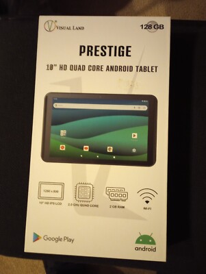 New in box prestige 10in HD quad core android tablet 