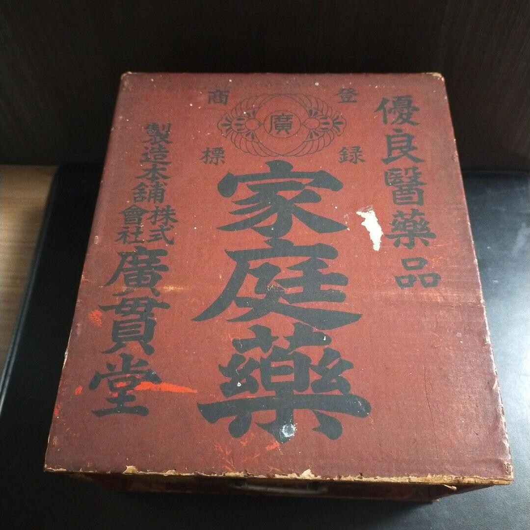Japanese Antique paper Medicine Box handmade wooden Red | eBay