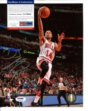 Chicago Bulls NBA basketball DJ AUSTIN PSA DNA COA signed AUTOGRAPH 901