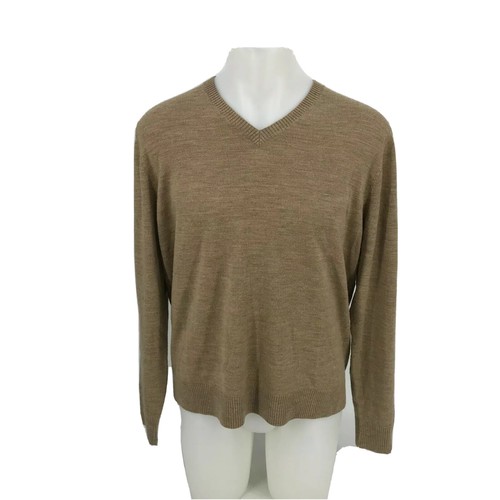 Lands End Merino Wool Large Sweater V 