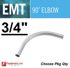 3/4" EMT 90 Degree Elbow UL Galvanized Steel Indoor / Outdoor Choose Qty 8301
