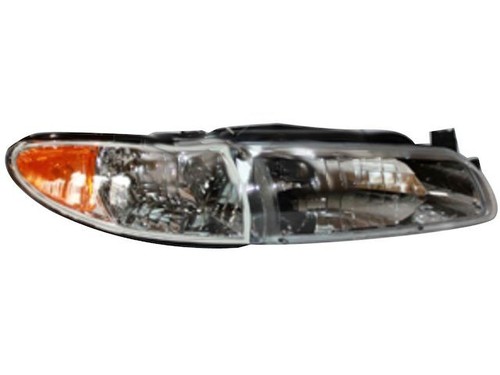 Uzooka Pair Headlights Set For 1997-2003 Pontiac Grand Prix - Halogen, Clear Lens, DOT
