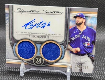 898C Alek Manoah2023 Topps Museum Collection #SWDRA-AM  Signature Swatches /399